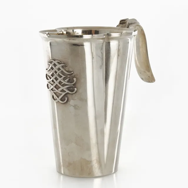 FOLKE ARSTRÖM (SVERIGE, 1907–1997). kanna, silver, för Gense, 1959, signerad.