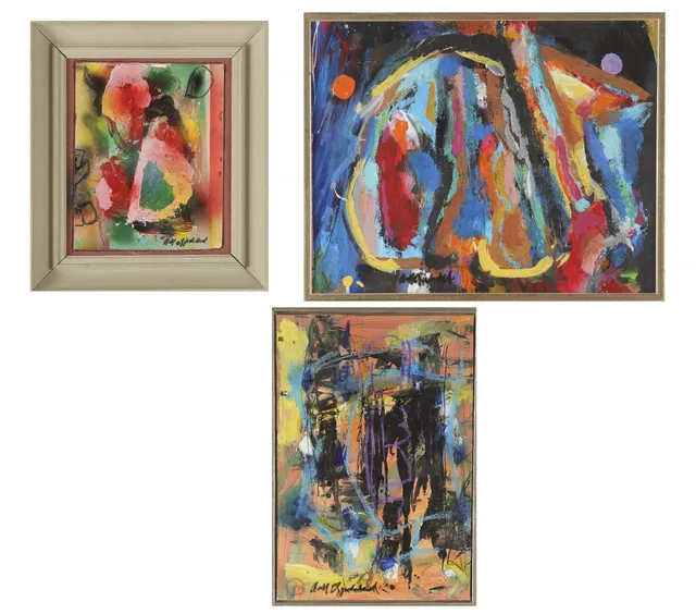 Rolf Gjedsted. Abstract composition.
