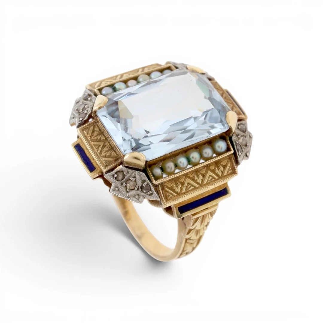 ART Deco ring in gold, circa 1930. — Rings — Balclis
