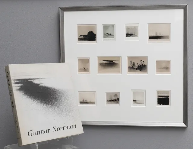 GUNNAR NORRMAN. TOLV SAMRAMADE TORRNÅLSETSNINGAR OCH EN BOK.
