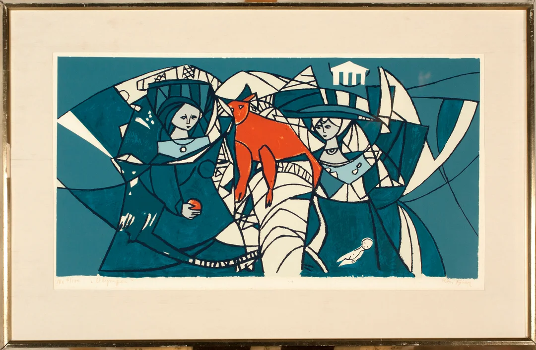 Fjell, Kai — "Olympen" 1967 — Kunst/Grafikk — Blomqvist