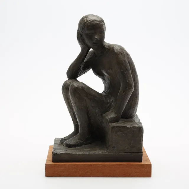 IVAR ÅLENIUS BJÖRK. SKULPTUR, gips. Signerad samt numrerad.