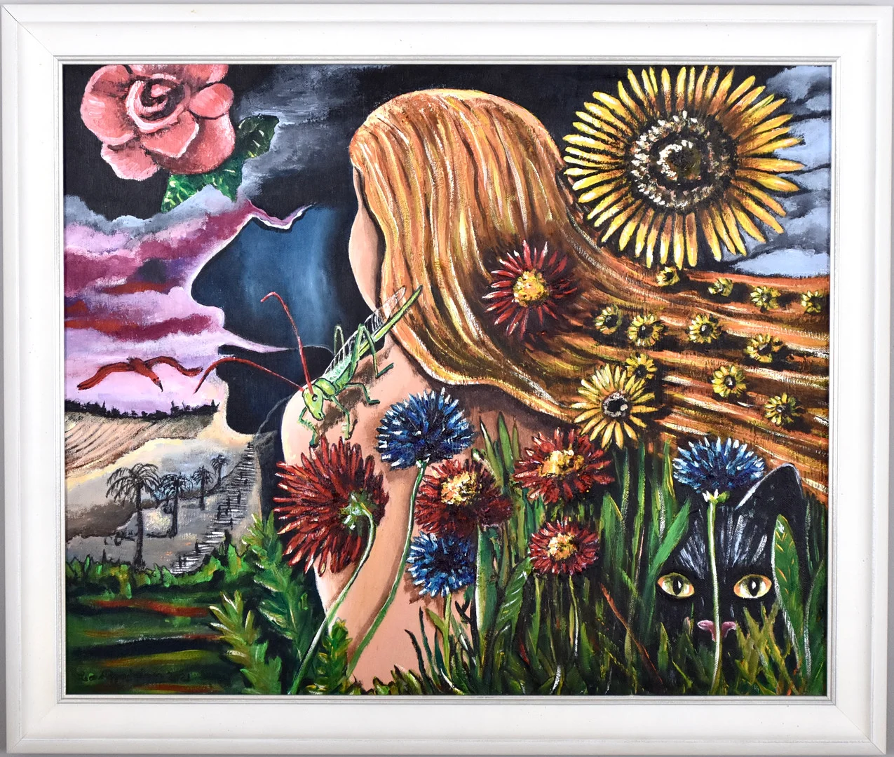 LEONA OPPENHEIMER. Olja på duk. — Paintings — Halmstads Auktionskammare
