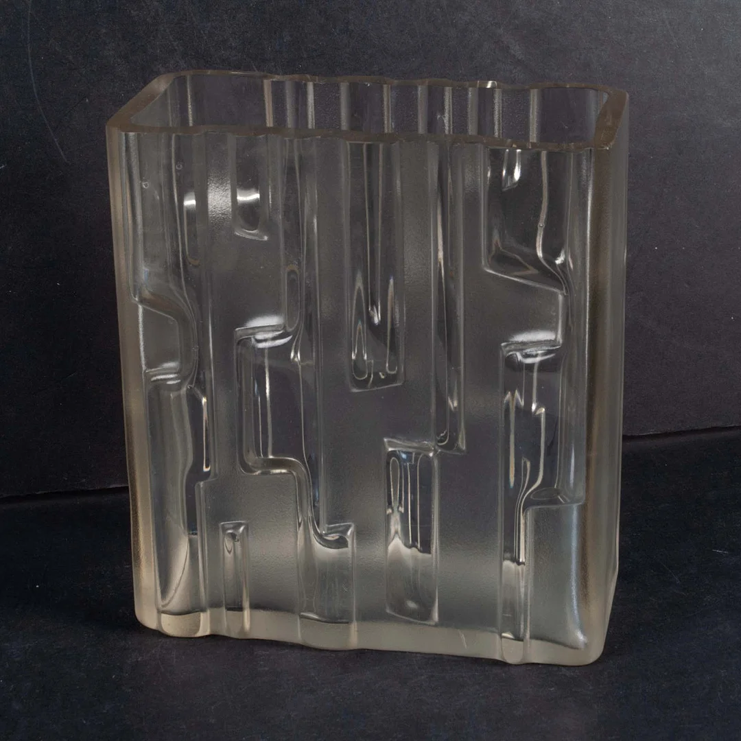 TAPIO WIRKKALA, Iittala, 3574, vas, glas, signerad, 1960-tal. — Art glass — Laholms Auktionskammare
