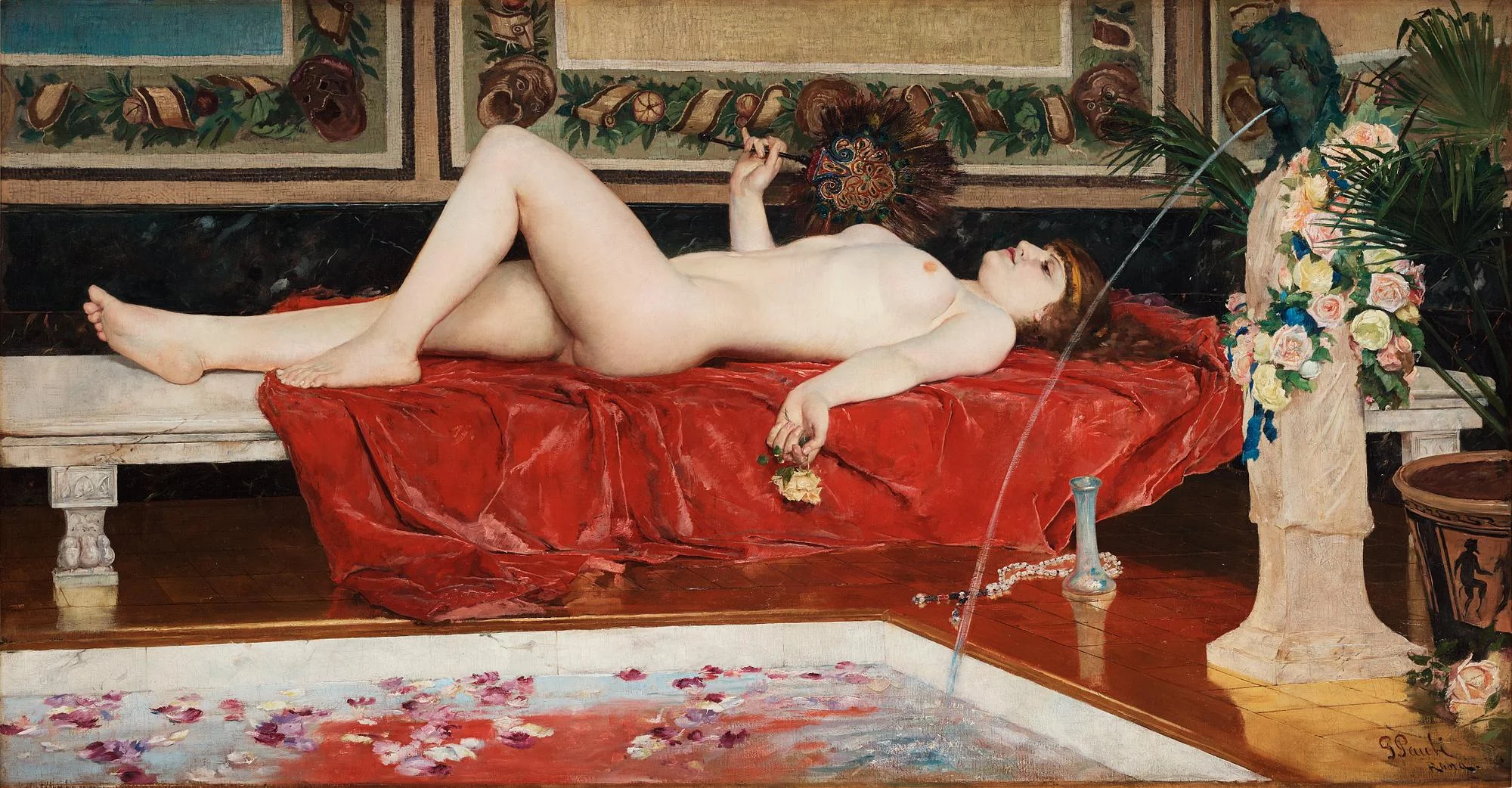 Georg Pauli, "Romerskt bad"/"Odalisk". — Bukowskis