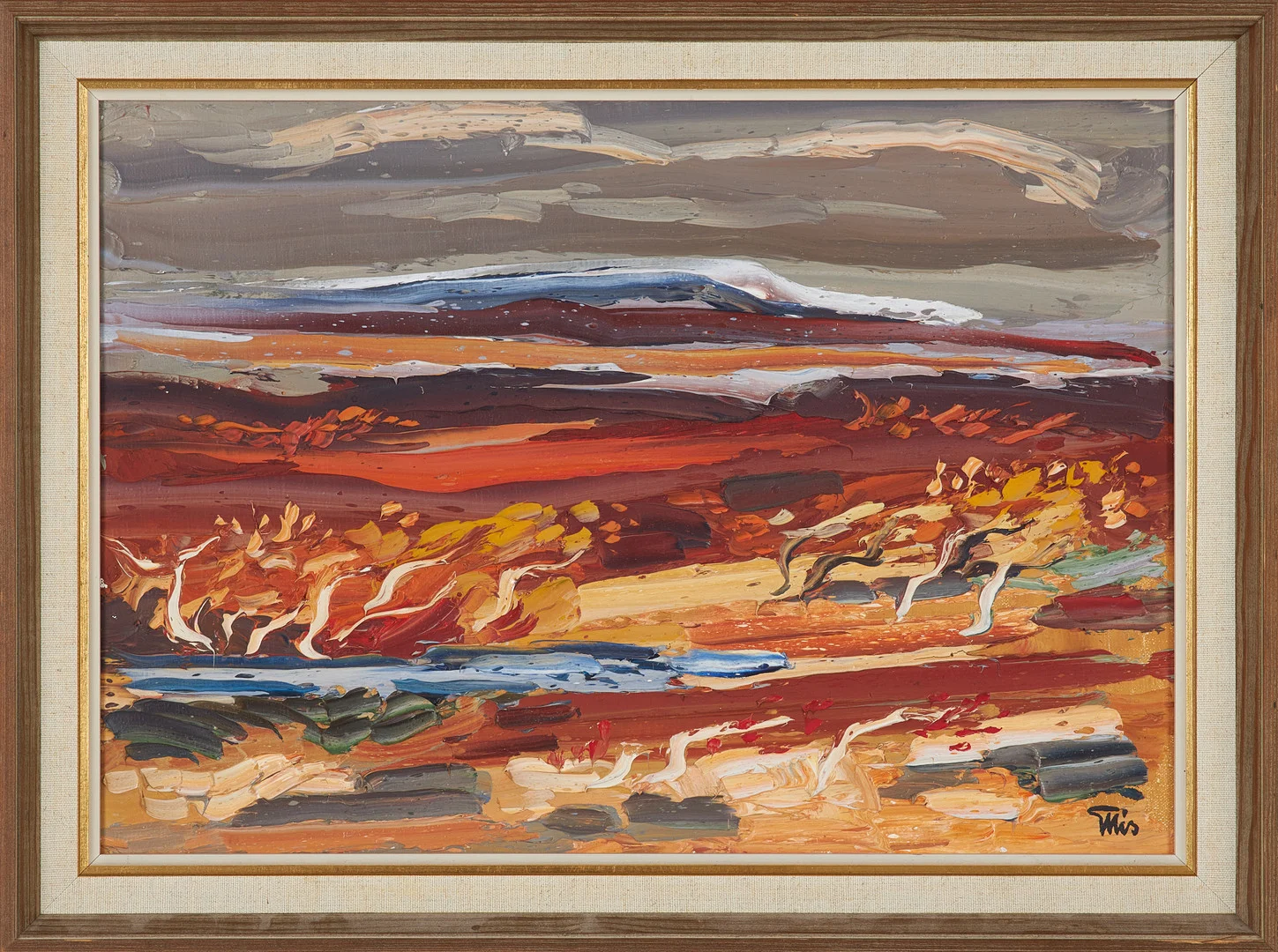 BENGT ELLIS. "Höst i fjällen", signerad, olja på duk. — Paintings — Stockholms Auktionsverk Sickla