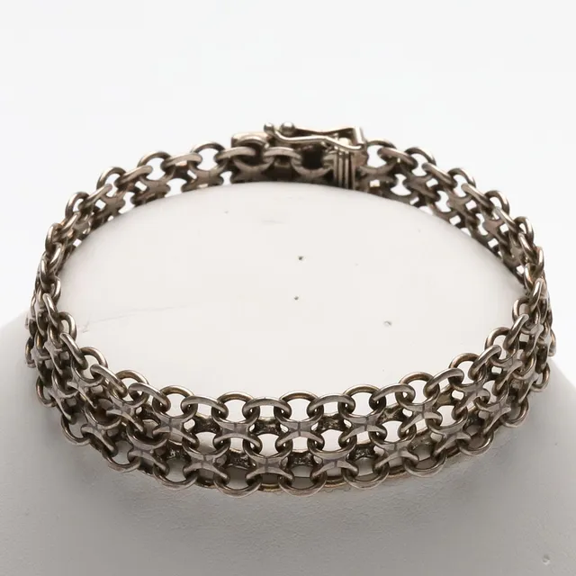 Armband, X-länk, silver.