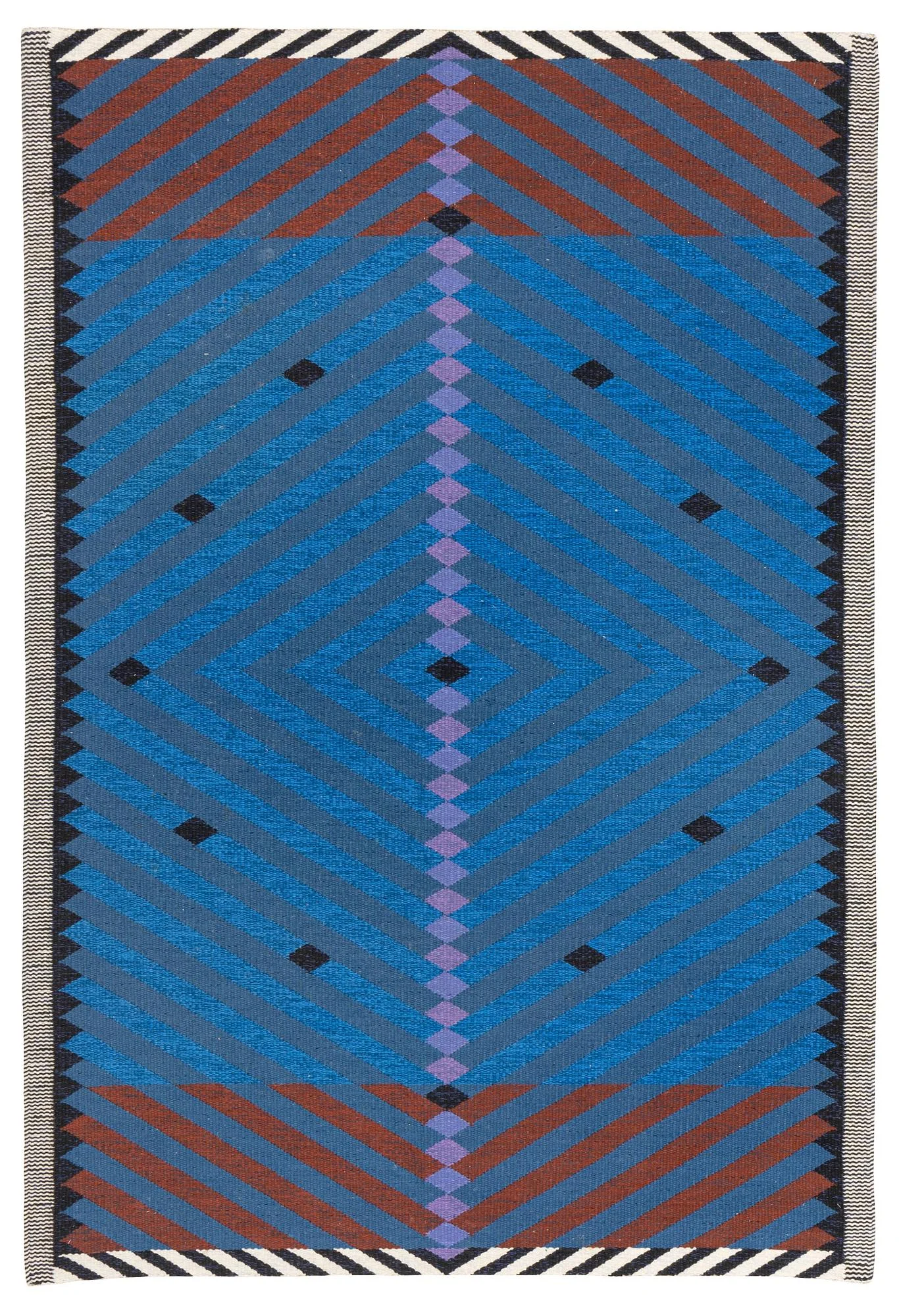 Berit Woelfer, matta "Vigo", rölakan, ca 243 x 167 cm, Kasthall. — Bukowskis