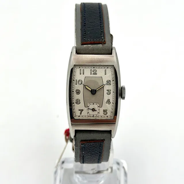 ARMBANDSUR, art deco, 1930/40-tal, manuell, stål.