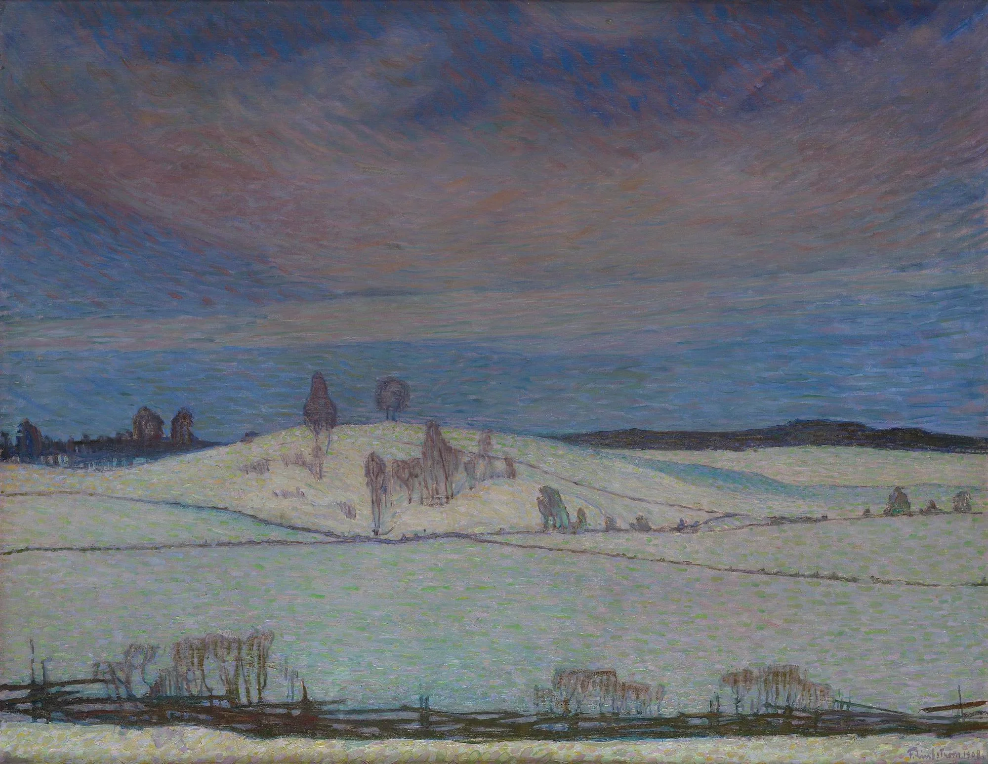 Fritz Lindström, Vintermånsken. — Bukowskis