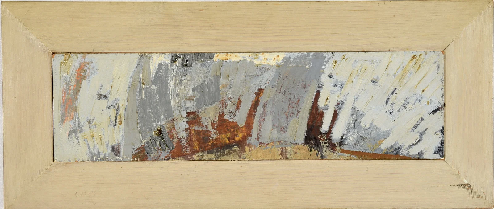 HANS FAGERSTRÖM. Olja på pannå. — Paintings — Halmstads Auktionskammare