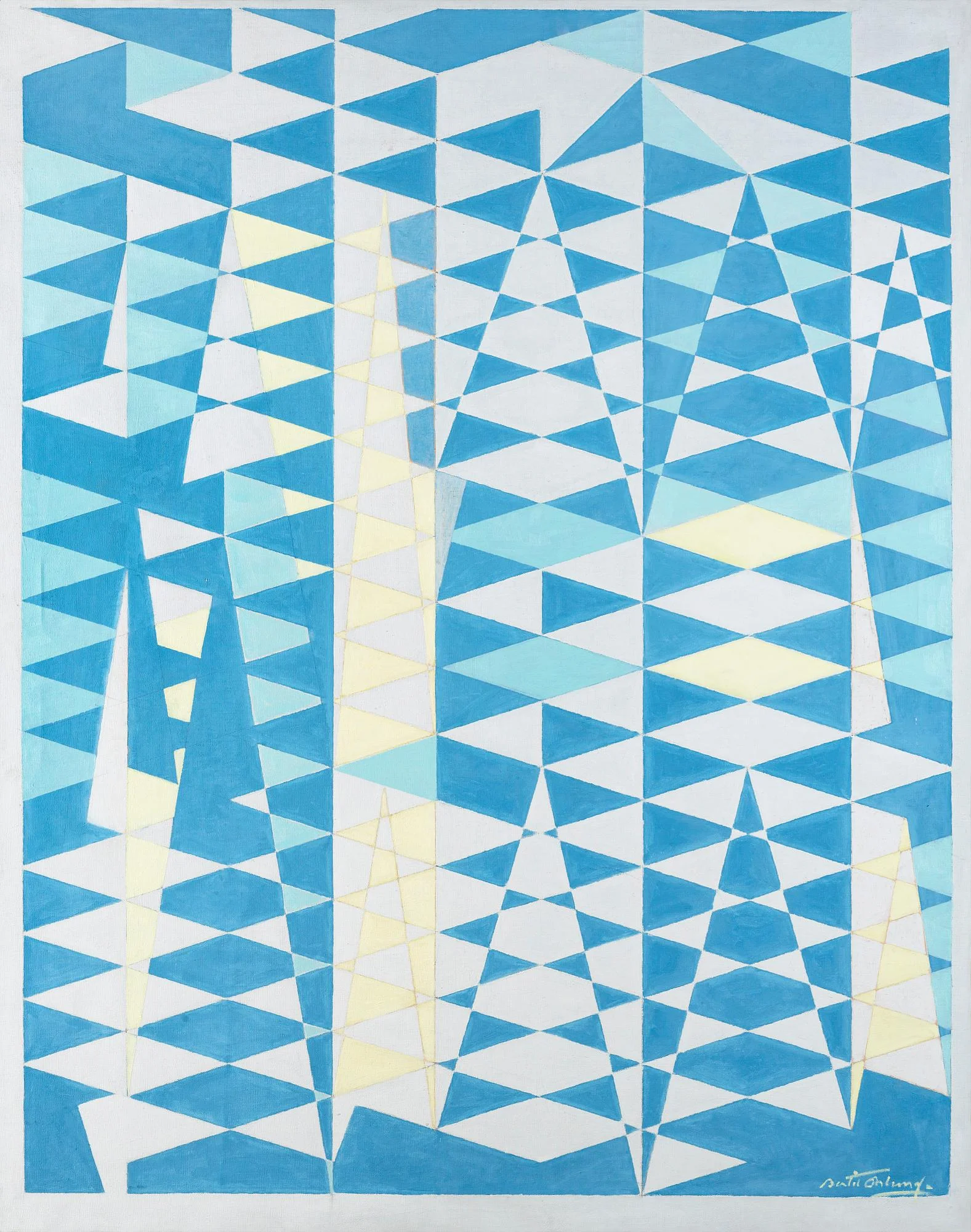 Bertil Öhlund, "Cathedrale Bleue". — Bukowskis