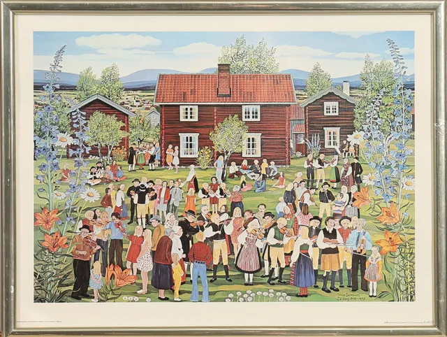 STINA SUNESSON. TRYCK, signerad i trycket.