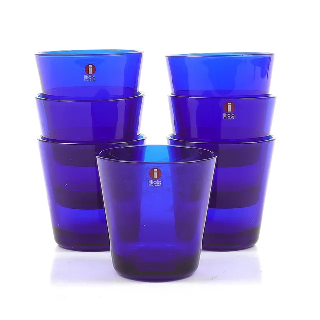 KAJ FRANCK. Dricksglas, 7 st, "Kartio", Iittala.