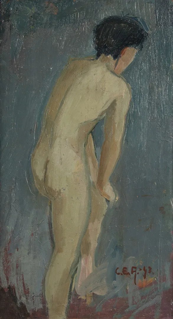 CARL EINAR ANDERSSON 1925 - 1975. Modellstudie.