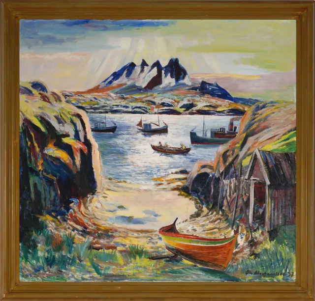 Abrahamsson, Ola — Kystmotiv, Nordnorge ,1937