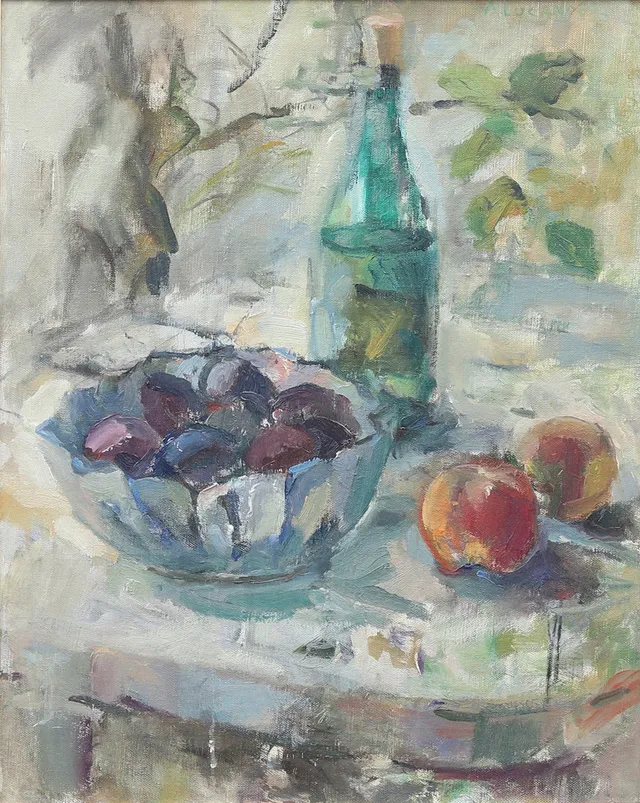 ANITRA LUCANDER (FINLAND 1918-2000). Stilleben, olja på duk, signerad.
