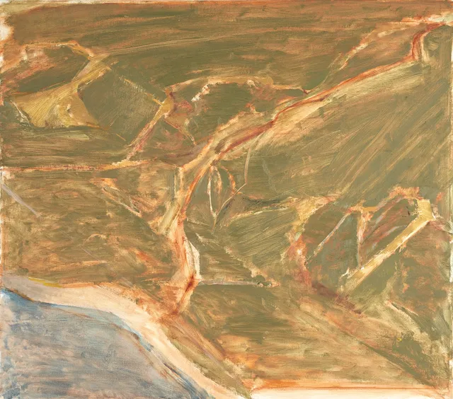 GERT ASPELIN (Sverige, Född 1944), "REVA", signerad och daterad 1998, olja på duk.