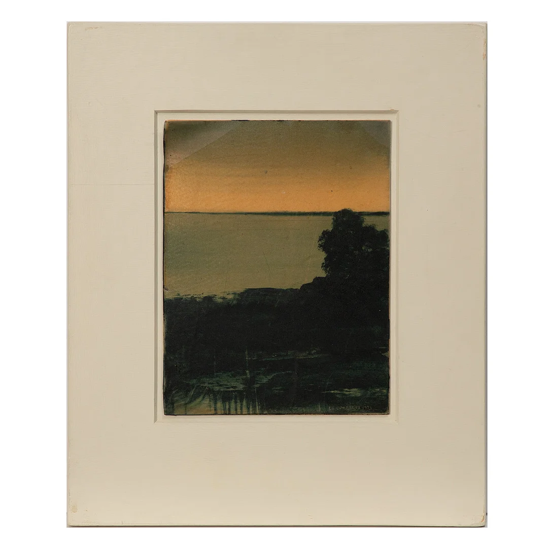 LARS GÖSTA LUNDBERG. "Från Stockholms skärgård", olja på pappannå, signerad och daterad L.G. Lundberg 1994. — Paintings — Stockholms Auktionsverk Göteborg