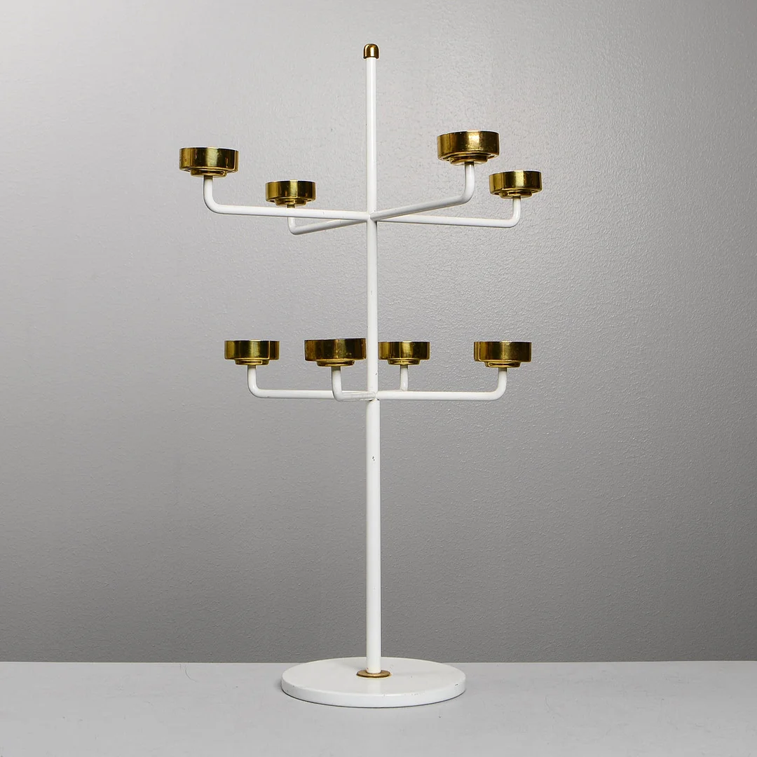 ANDERS PEHRSON. "Ofir Octav", kandelkaber, Ateljé Lyktan, 1900-talets andra del. — Candlesticks — Formstad Auktioner