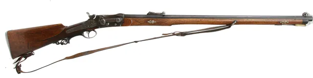 (187) KULGEVÄR, norskt, Kammarladdning, fabrikat L.H.Haagen Christiania, kaliber 12,7x44R?, tillv.nr 6645.