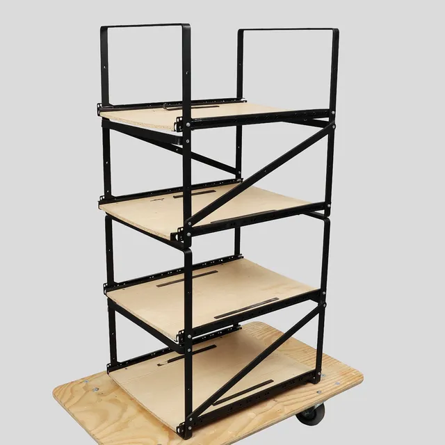 2 EUROCAVE MODULO WINE RACK UNITS.