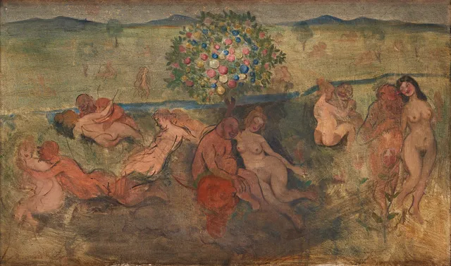 Ivar Arosenius, ”Paradisets lustgård”.