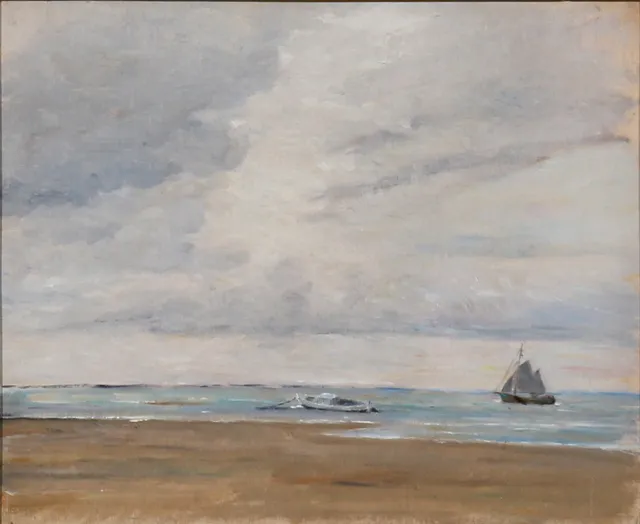 Johan Rohde. 'Kystparti, parti fra Sønderho, Fanø'