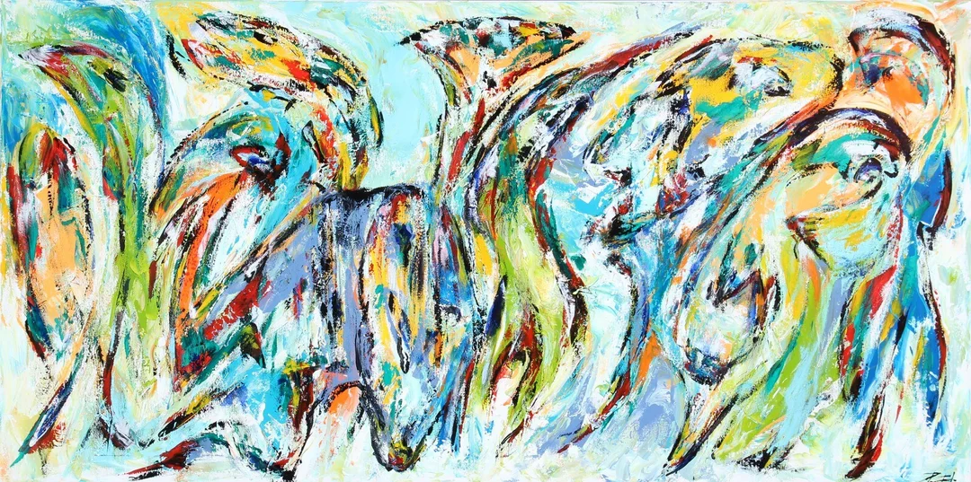 Per Eli. Komposition — Paintings and sculptures/Modern pictorial arts — Lauritz