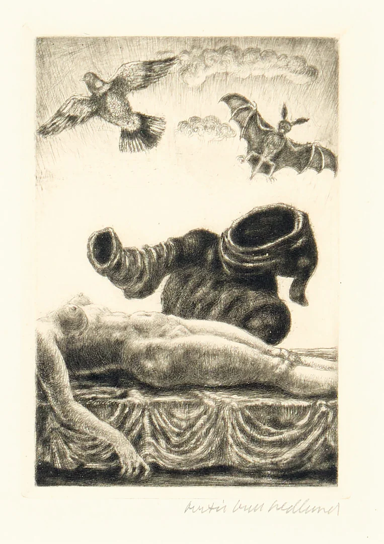 BERTIL BULL HEDLUND. "Thaïs 8", 1935-37. — Engravings & Prints — Uppsala Auktionskammare