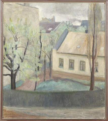 Aurdal, Leon — Motiv fra Oslo — Kunst/Maleri — Blomqvist