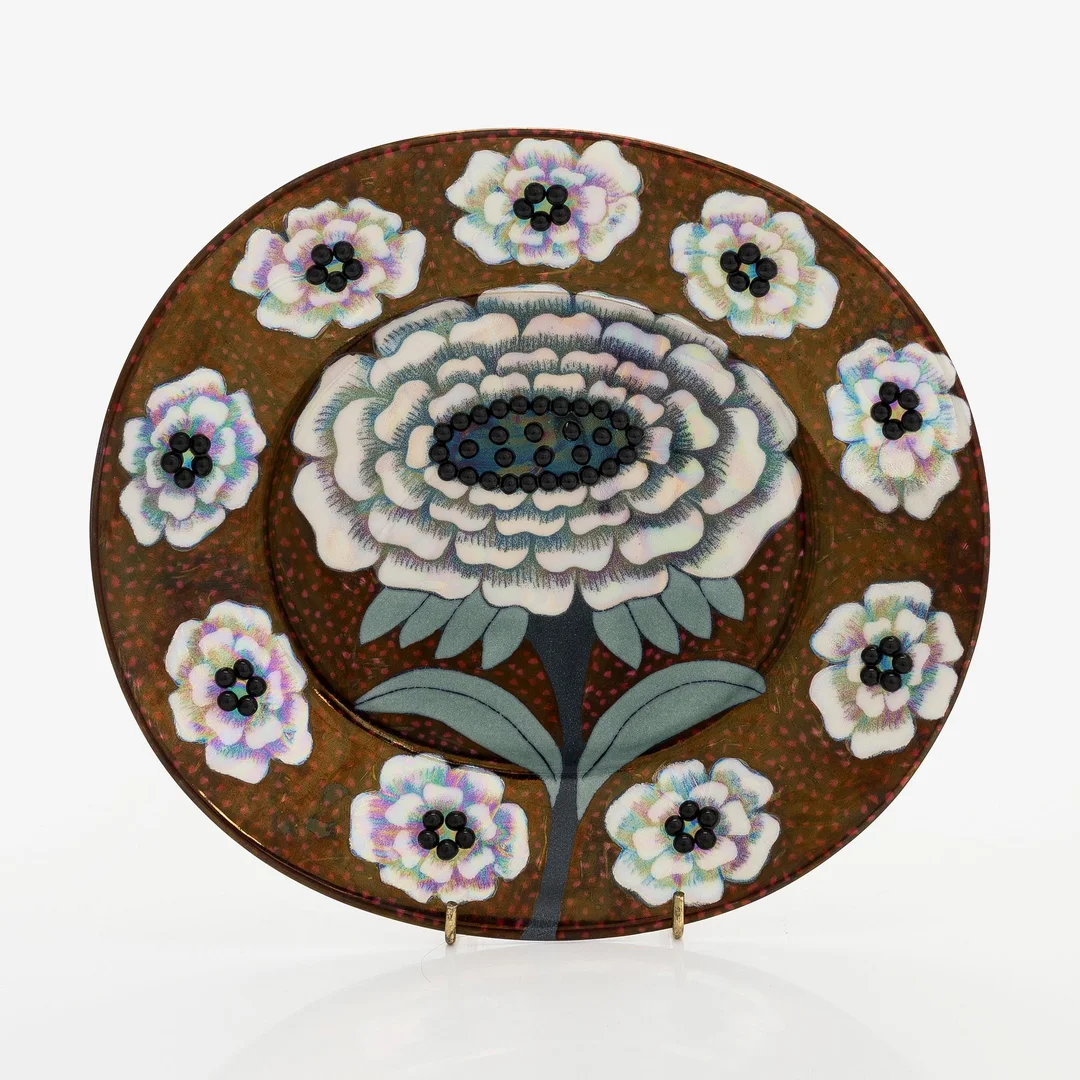 Birger Kaipiainen, fat, "Fiori", keramik, märkt Birger Kaipiainen, Arabia art made in Finland 1983, 1908/2000. — Design/Keramik — Bukowskis