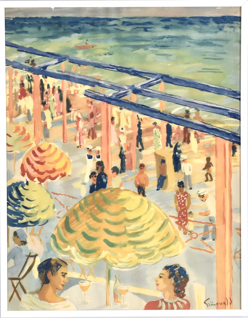 ISAAC GRÜNEWALD. EFTER. Offsettryck. — Other — Halmstads Auktionskammare