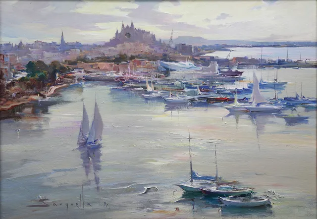 JOSEP SARQUELLA. Bay of Palma de Mallorca.