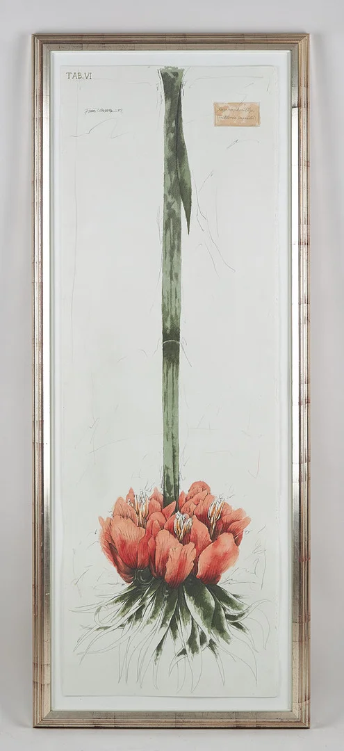 RAIMO KANERVA. "Kejsarkrona", signerad samt daterad -92, akvarell och blandteknik. — Paintings — Stockholms Auktionsverk Helsinki
