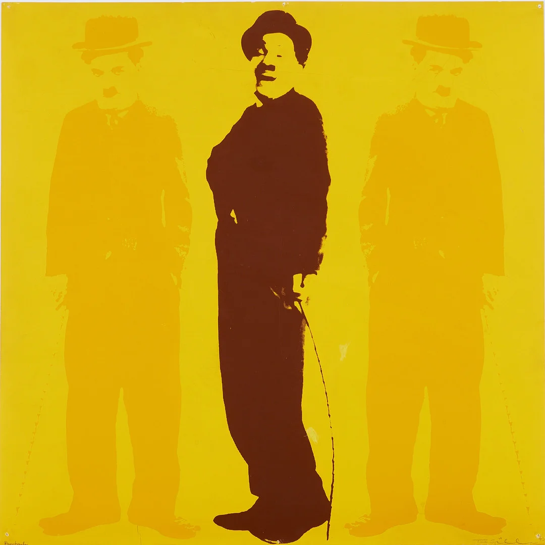 TURE SJÖLANDER (född 1937): (3 st) "Chaplin" signerade och Ture Sjölander, serigrafier. — Engravings & Prints — Stockholms Auktionsverk Magasin 5