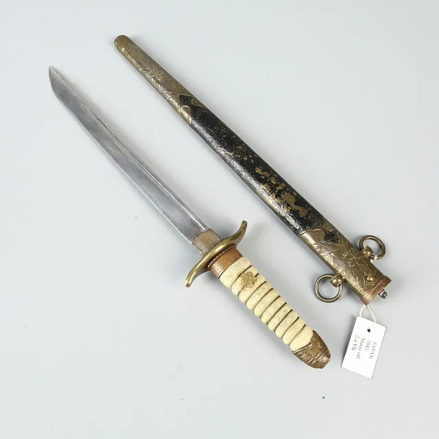 JAPANSK STICKERT, för officer vid Kejserliga flottan, m/1883. Tillverkning 2:a världskriget.