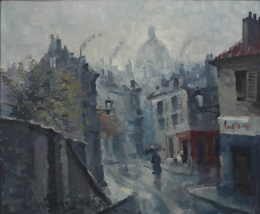 Mogens Vantore. Street party from Paris — Paintings and sculptures/Modern pictorial arts — Lauritz