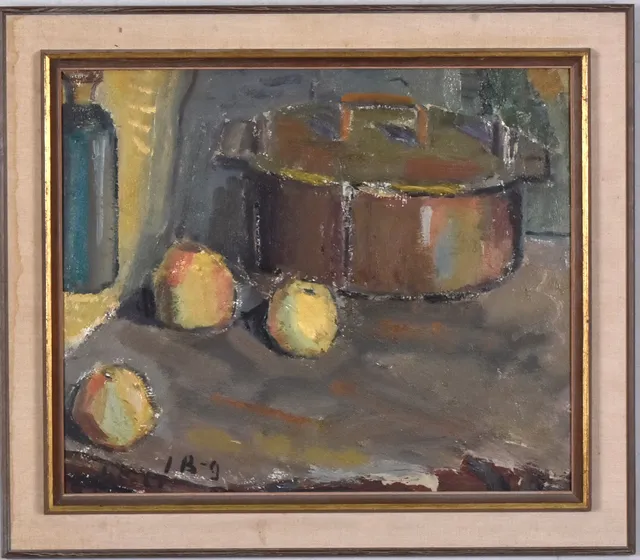 IVAN BROBERG. Olja på pannå.