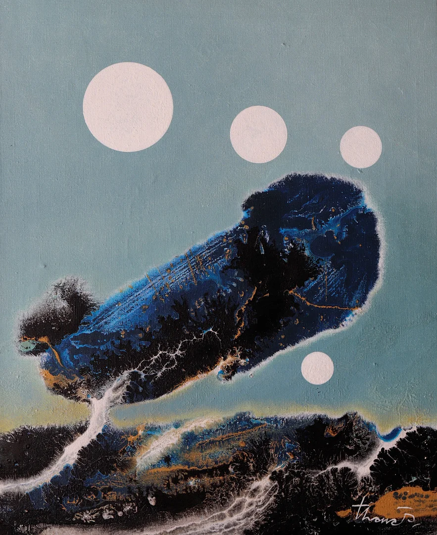 JOAN JOSEP THARRATS. "Quatre llunes". — Paintings — Balclis