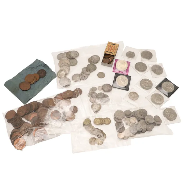 ASSORTED PRE AND POST DECIMAL BRITISH COINAGE.