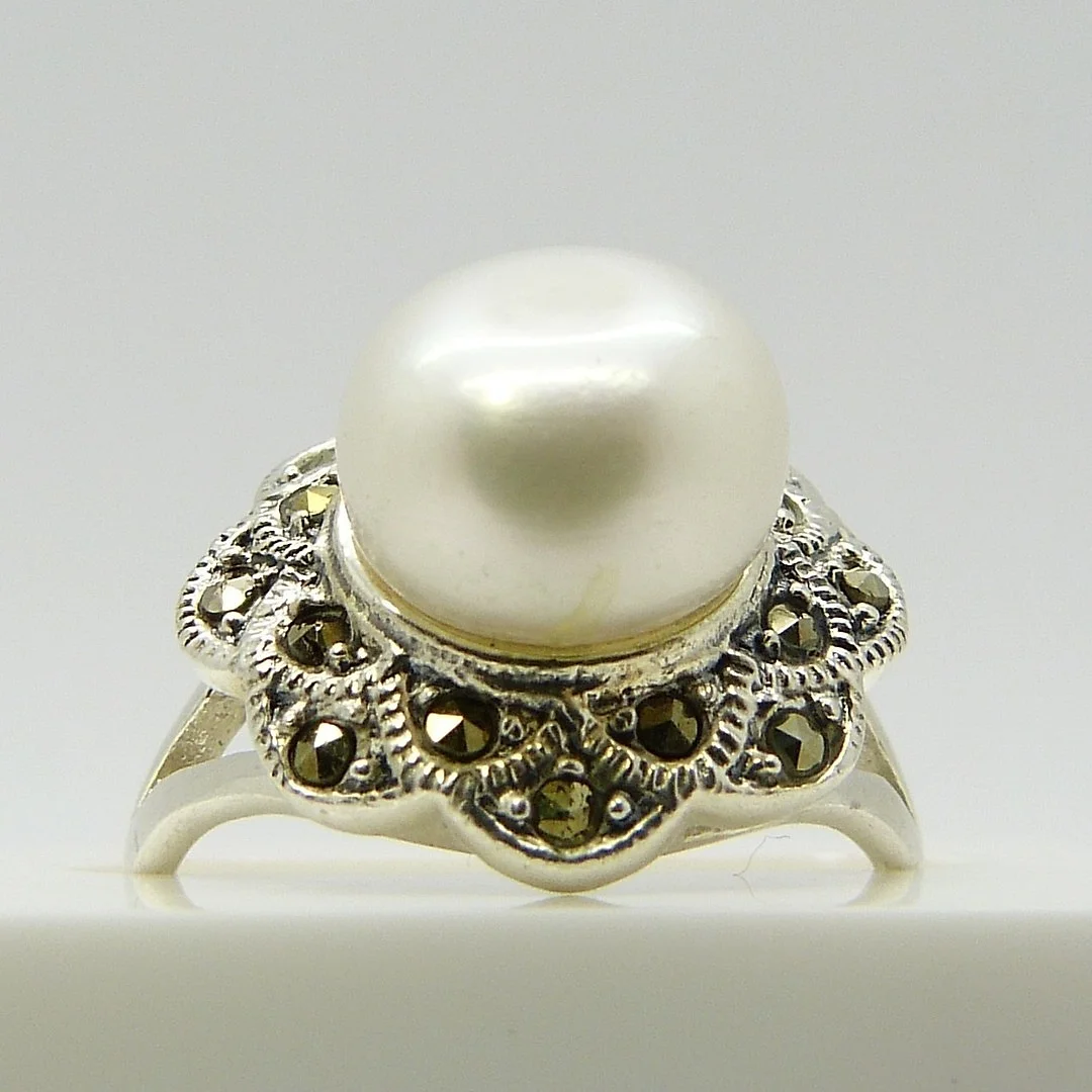 CULTURED PEARL RING. — Rings — Rumsey’s Auctioneers