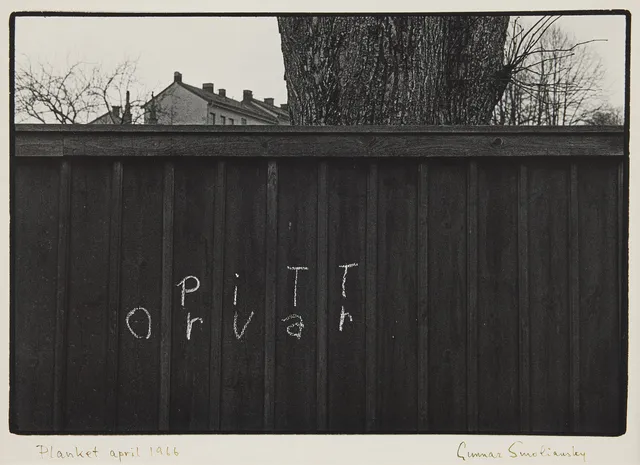 GUNNAR SMOLIANSKY. "Planket april 1966".