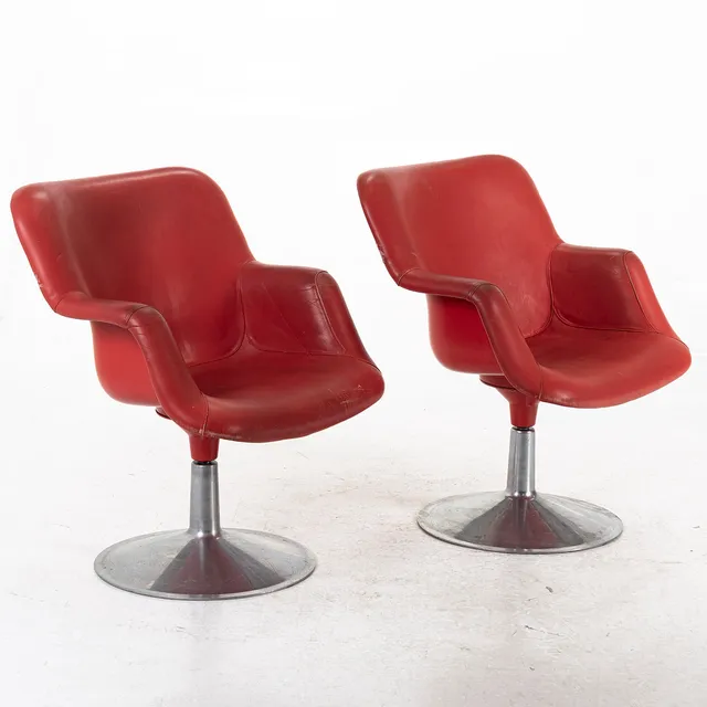 YRJÖ KUKKAPURO. fåtöljer, ett par, "Junior", Haimi, Finland, 1960/70-tal.