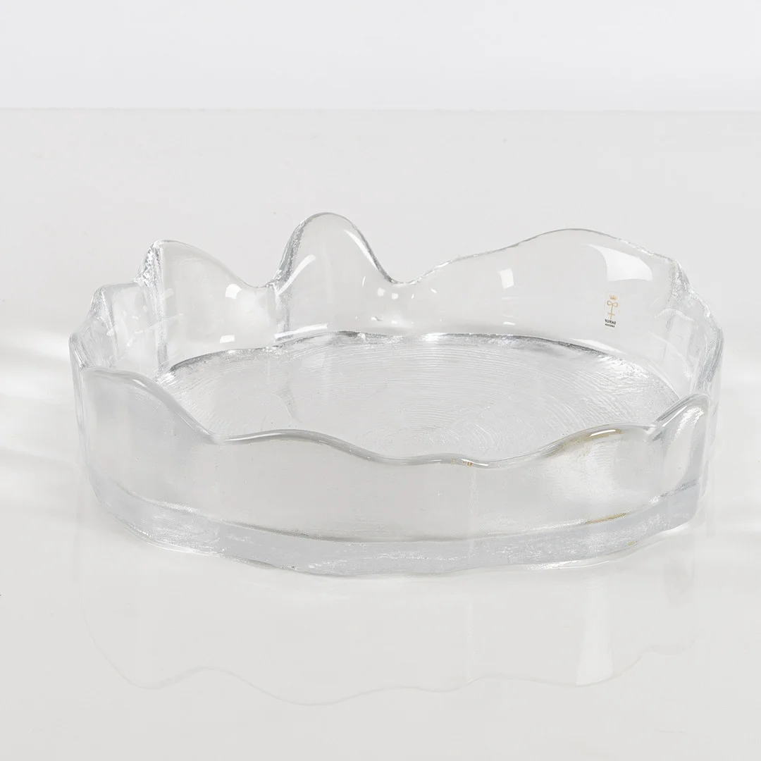 BENGT EDENFALK. Fat / skål "Woodstock", Skruf, 1900-talets andra hälft. — Art glass — Stockholms Auktionsverk Helsingborg