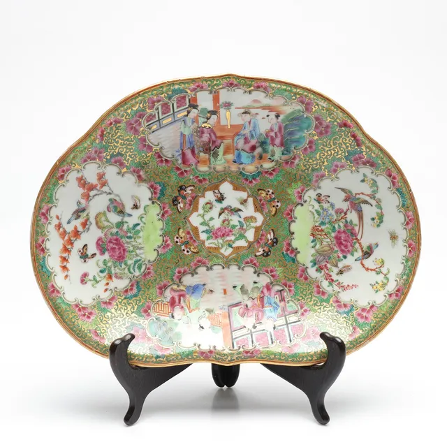 FAT, porslin, Kanton, Kina, 1800/1900-tal.