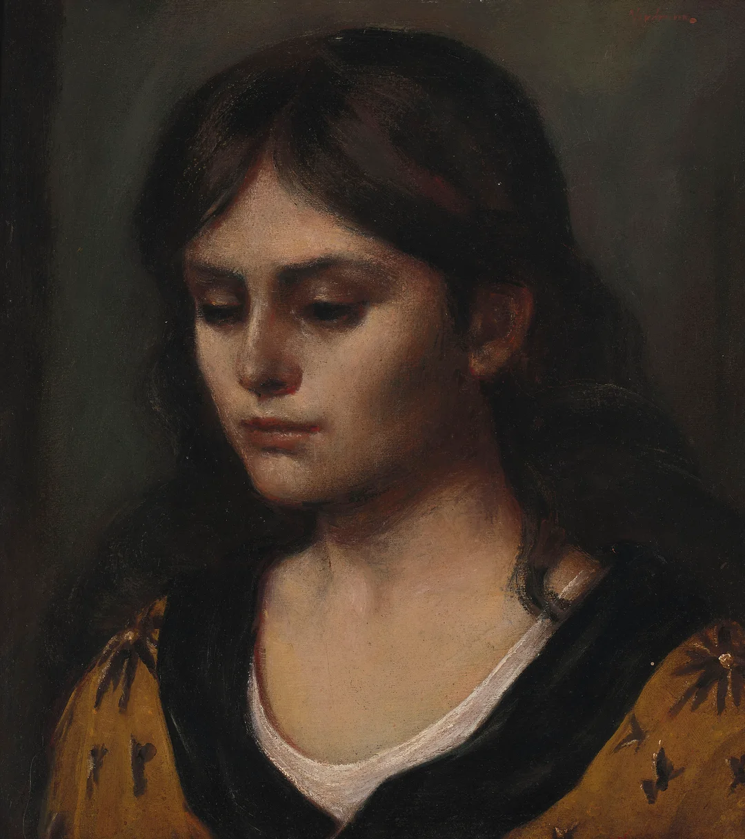 Nerdrum, Odd — "Ung kvinne" 1966 — Kunst/Maleri — Blomqvist