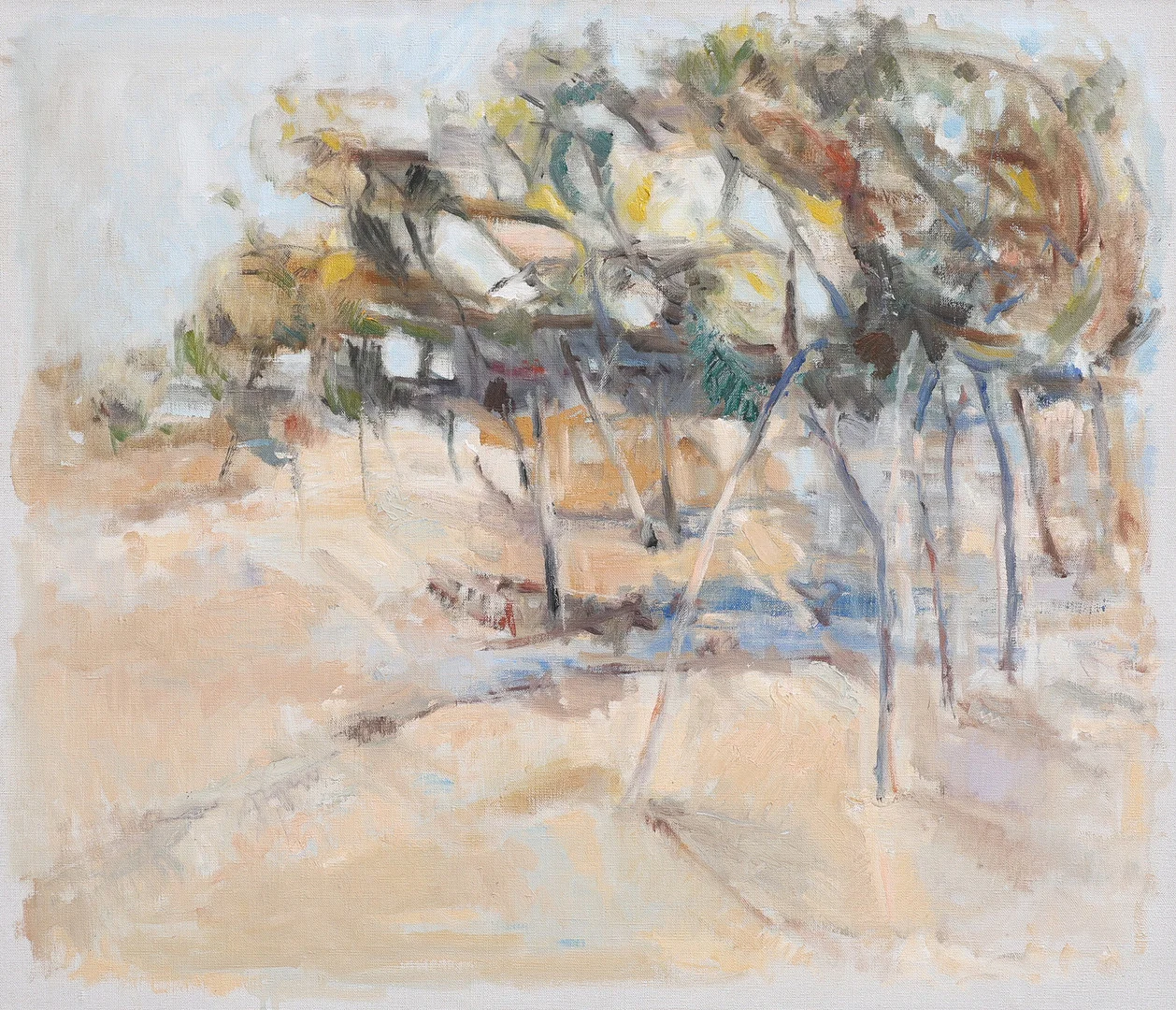 HUGO ZUHR. TILLSKRIVEN. OLJA PÅ DUK, "DUNGE", OSIGNERAD. — Paintings — Crafoord Auktioner Lund