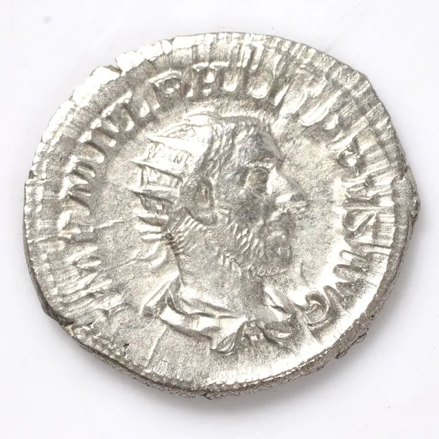 MYNT, silver, romerskt, Philip I, 244-249 e.Kr.