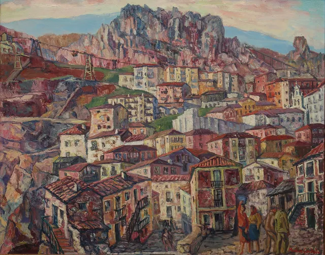 PEDRO MUÑOZ CONDADO. View of Gallarta, Vizcaya.